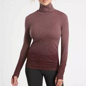 Athleta Flurry Blizzard Gradient Turtleneck New Without Tags